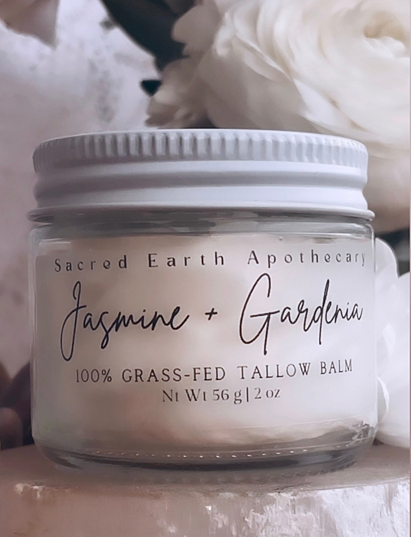 Jasmine Gardenia 100% Grass-fed Tallow Balm
