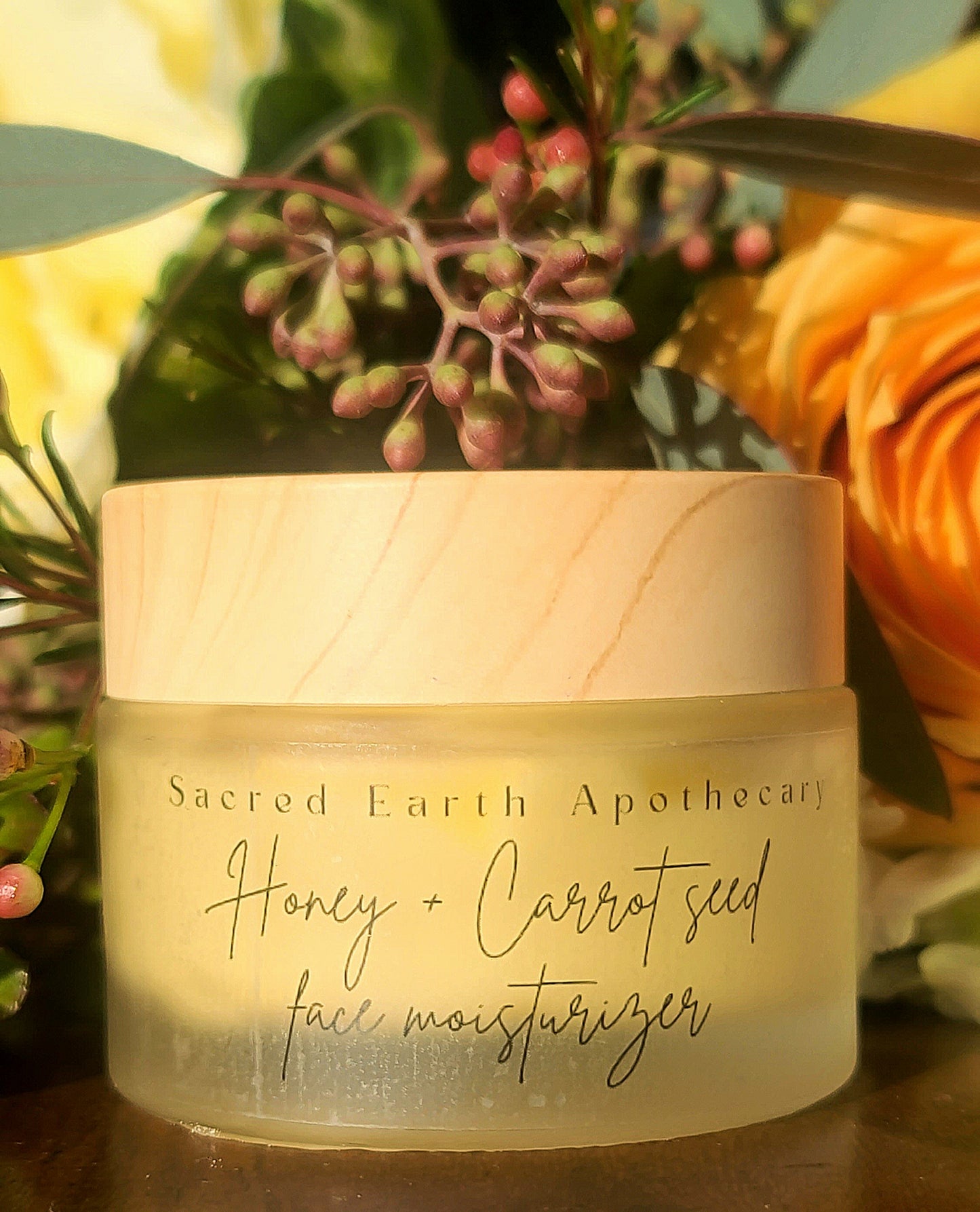 Honey + Carrot Seed Tallow Face Moisturizer (organic)