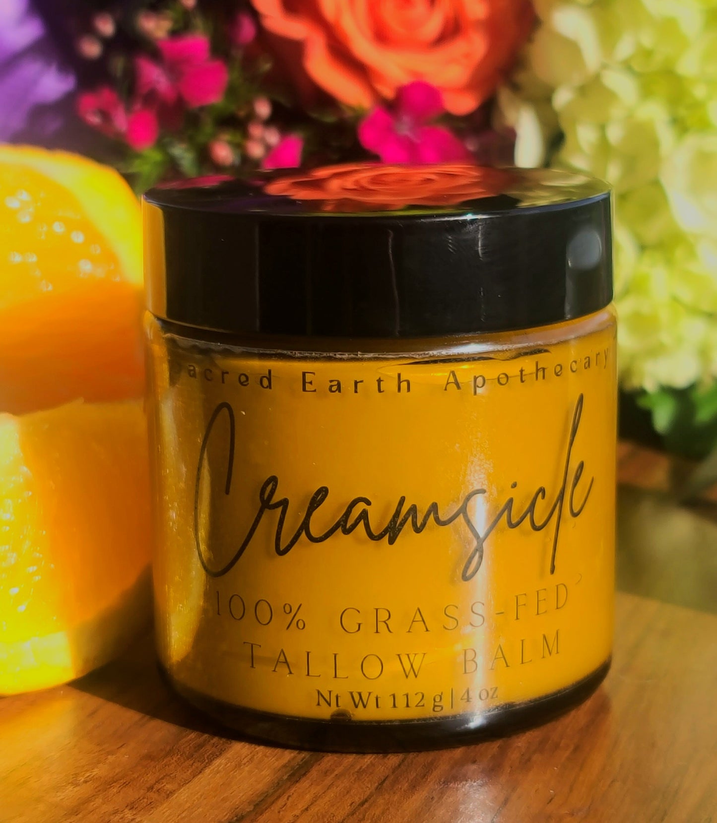 Organic 100% Grass-fed Tallow Body Butter ~ Creamsicle